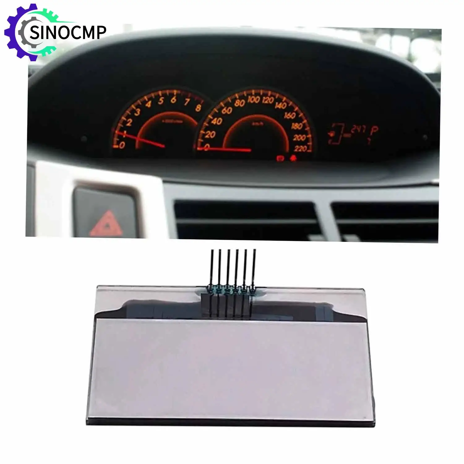 Instrument Cluster Dashboard LCD Display Screen For Toyota Yaris 2008-2011 Auto Interior Accessories Dashboard Replacement Parts