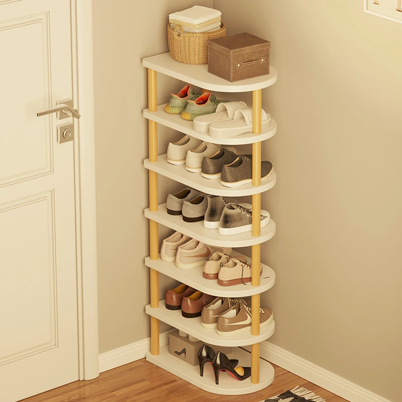 Shoe rack household simple storage artifact multi-storey home door small narrow shoe cabinet shoe rack