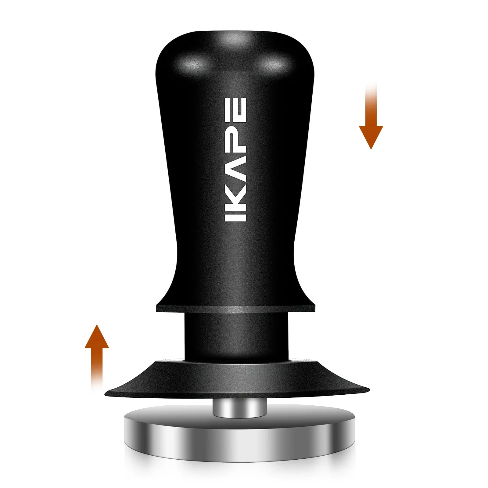 IKAPE V3 Espresso Tamper, Premium Barista Coffee Tamper with Calibrated Spring Loaded, 100% Stainless Steel Base Tamper