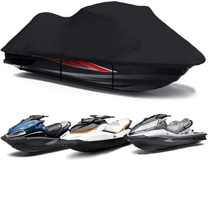 Waterproof UV Protection Jet Ski Cover Dustproof Snowproof Protector for Small Outdoor Speedboat Motorboat