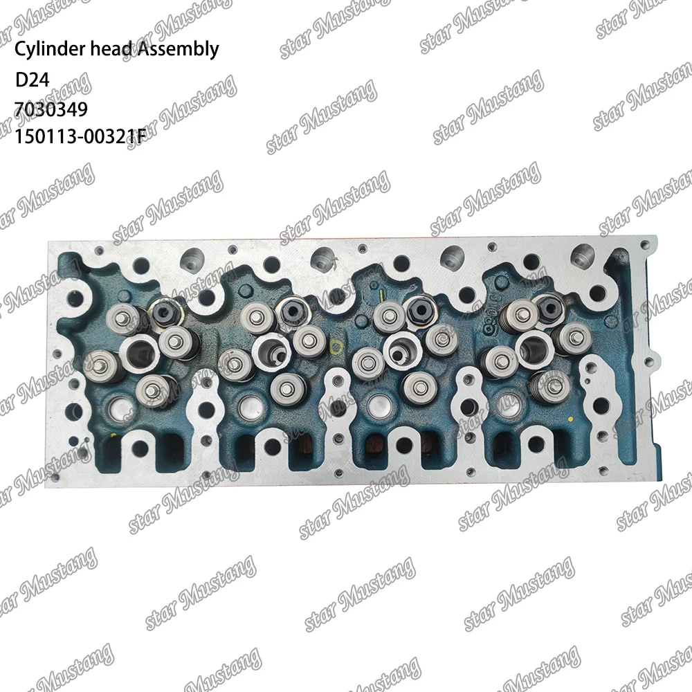 D24 Cylinder head Assembly 7030349 150113-00321F Suitable For Doosan Engine Parts