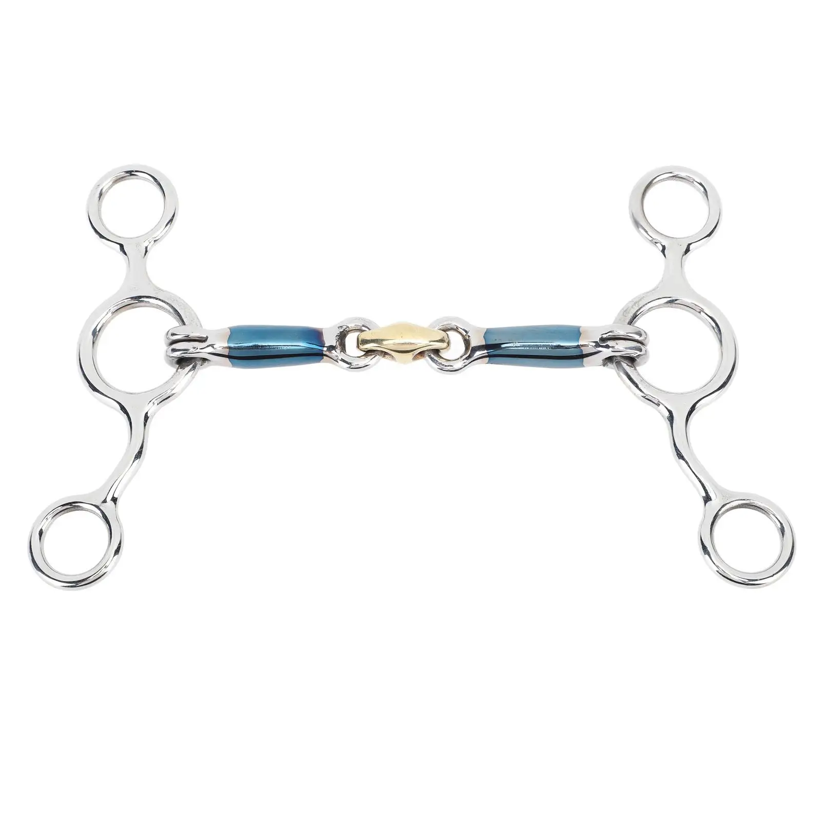 

125mm Stainless Steel Professional Snaffle Bit for Horses - Essential Horse Breeding Accessory
