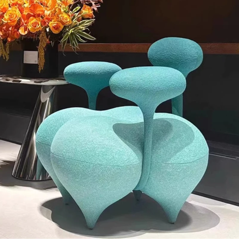 

··Modern Luxury Lazy Fabric Armchair Single Sofa Living Room Sofas Couch Armchairs 1-person Sofa Chaise Lounges Home Furniture