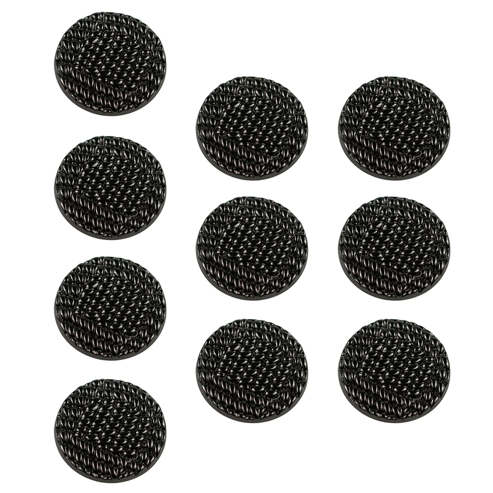 

20pcs Black Buttons Sewing Clothes Clothing Buttons Alloy Decorative Suitable Shirts Hats Sweaters Durable Metal DIY