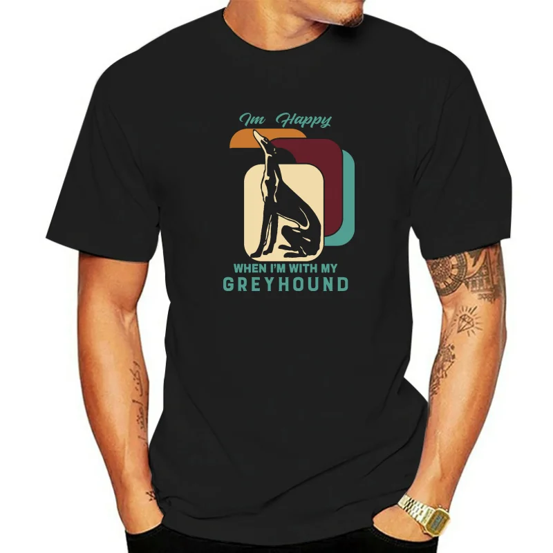 greyhound mens moisture wicking t shirt men Customize cotton Euro Size S-3xl Trend Loose fashion summer Unique tshirt