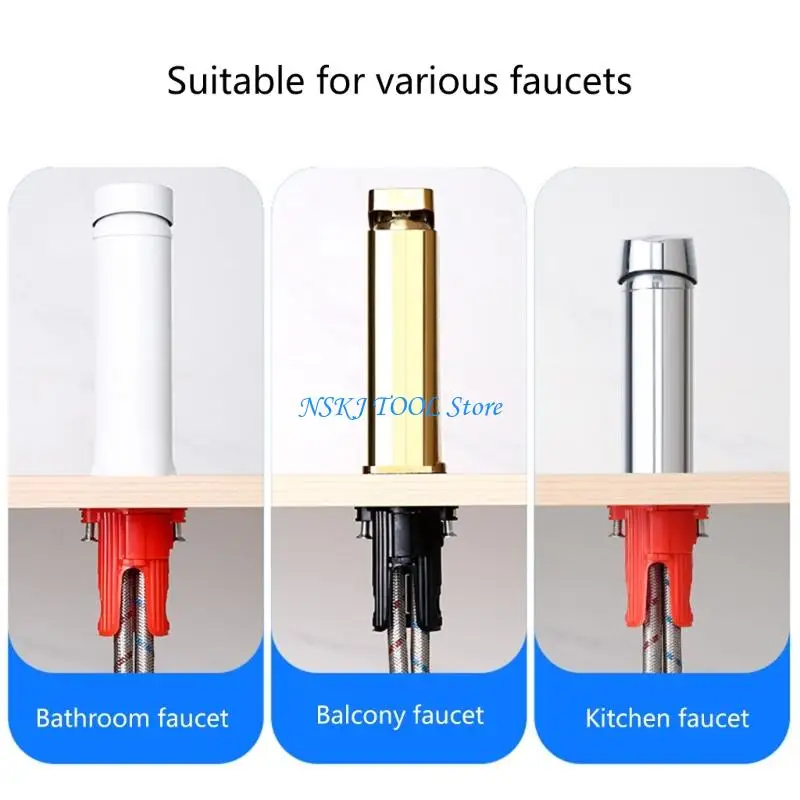 L8RC Universal Faucet Locking Nut Tool Without Assembly for Outdoor Indoor Applications