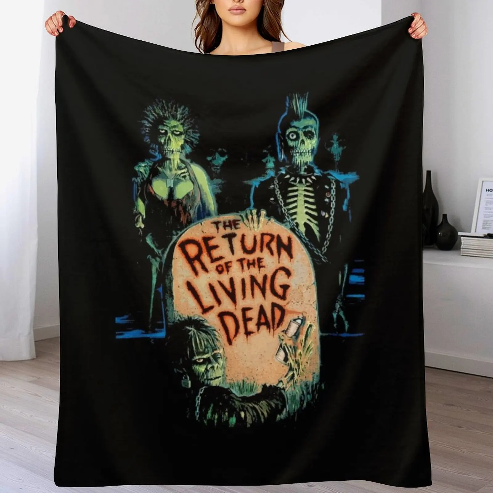 

The Return of the Living Dead Gift For Fans, Gift For Men and Women, Gift Halloween Day, Thanksgiving, Christmas D Throw Blanket