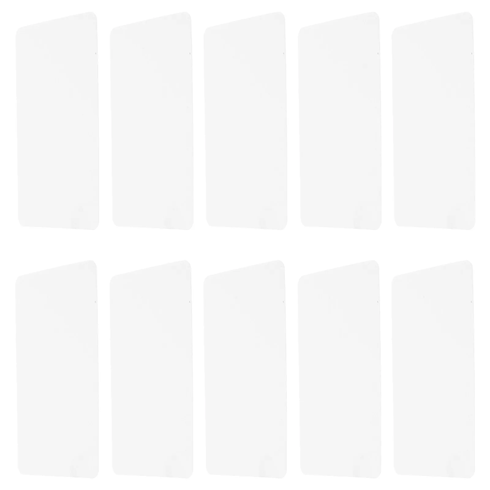 

10 Pcs Card Reader Cleaning Credit Terminal Cleaner Cards with White Pvc