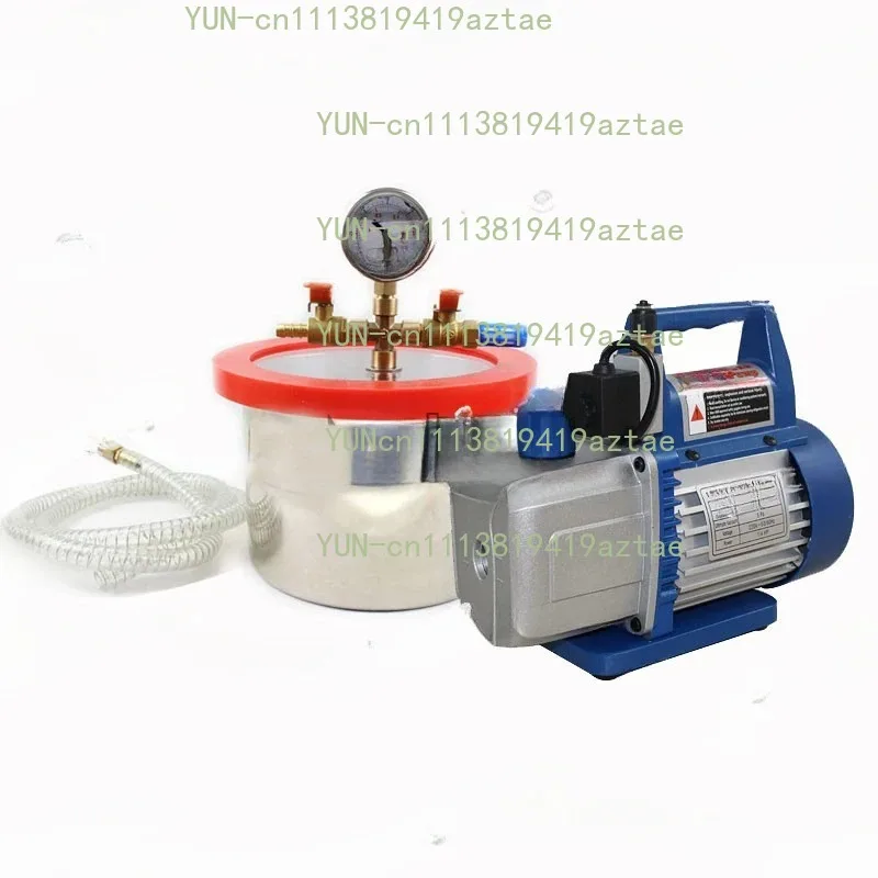 3L Stainless Steel Defoaming Chamber, 20CM Diameter with 12MM Acrylic Lid for Resin Processing