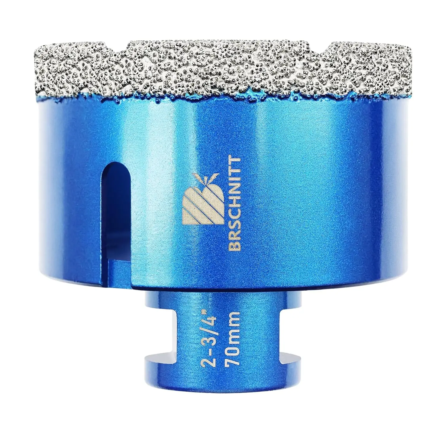 

2-3/4 Inch Diamond Core Drill Bit for Porcelain Tile Ceramic Marble Granite Drilling, Vacuum Brazed Hole Saw with 5/8-11 Thread