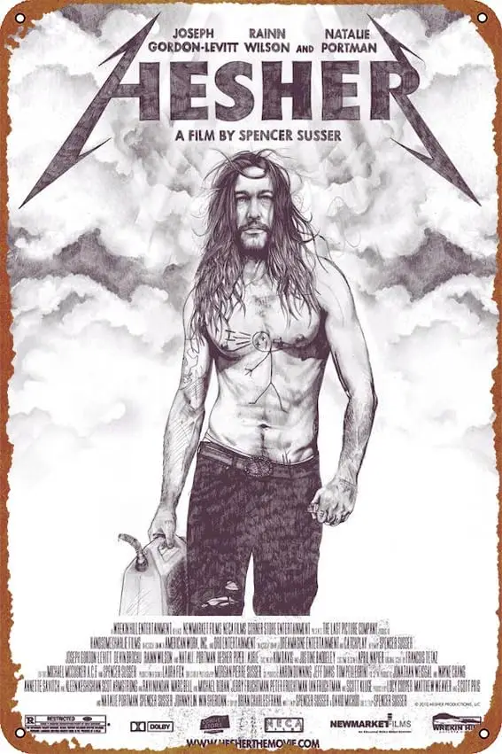 Hesher Posters Retro-Metallblechschild, Halloween-Blechschild, Höhle, Bar, Club, Zuhause, Wandkunst, Metallblechschild, 20,3 x 30,5 cm