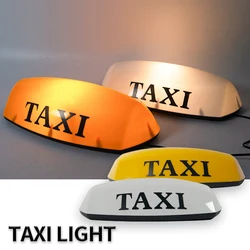 New Universal 12V DC Roof Waterproof Top Sign Magnetic Imeter Cab Lamp Light Signal Lamp Roof Top Sign TAXI Light Suction Magnet