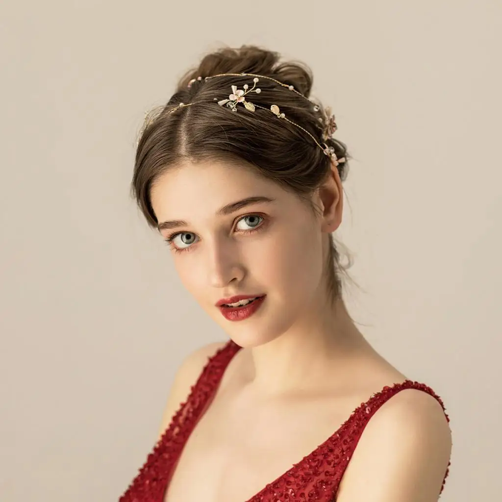 

flower Chain -Wedding Party Headband DIY Crystal Rhinestone Chain 90cm