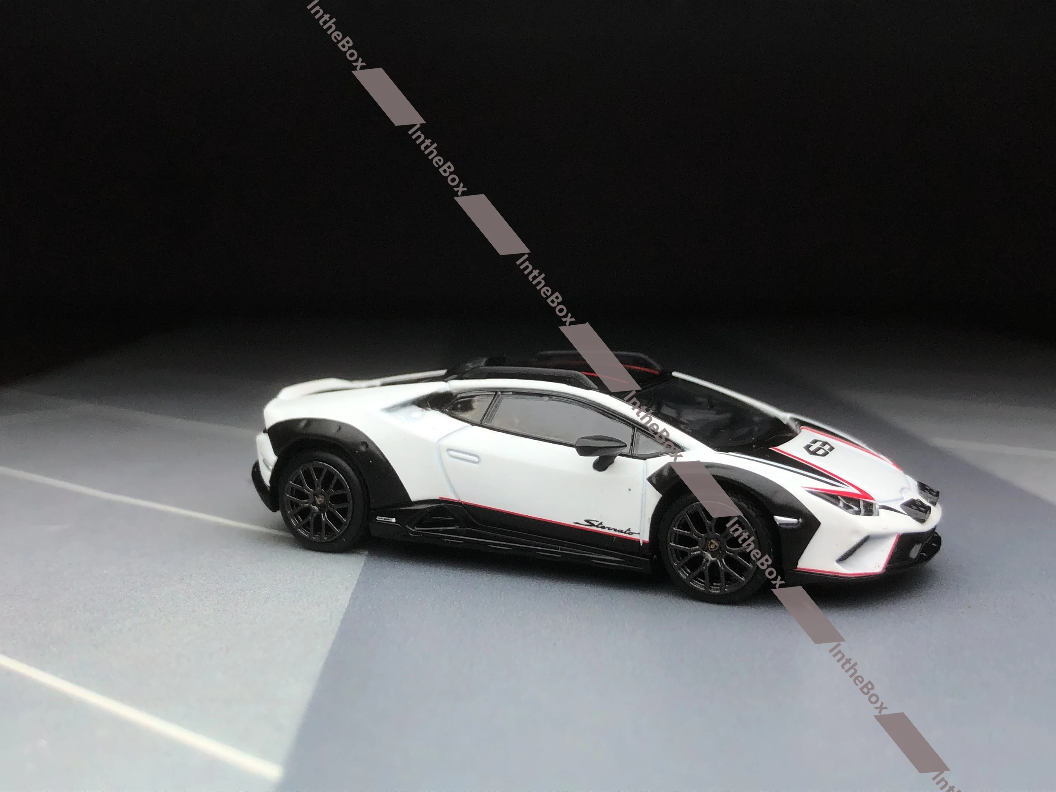 MINI GT Huracan Sterrato Bianco Asopo # 763 ~ 1/64 Diecast Model Car Collect Limited Edition Hobby Toys