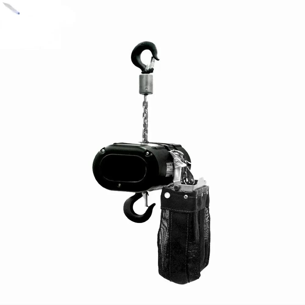 China Manufacturer price 1 ton stage electric chain hoist