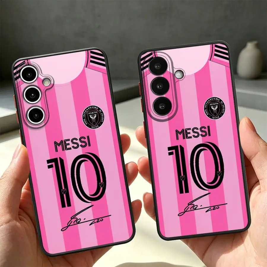 FootBall Number 10 Phone Cover Case for Samsung Galaxy A52S A72 A56 A55 A17 A52 A16 A15 A34 A36 A37 A54 A53 A73 A57 A14 A23