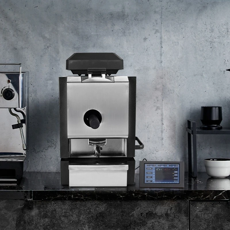 Roaster, commercial dual system configuration, fully automatic coffee bean roasting
