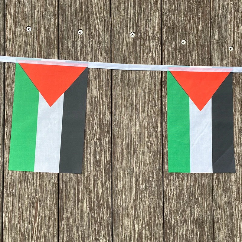 xvggdg   20pcs/set     Palestine  bunting flags Pennant String Banner Buntings Festival Party Holiday Palestinian