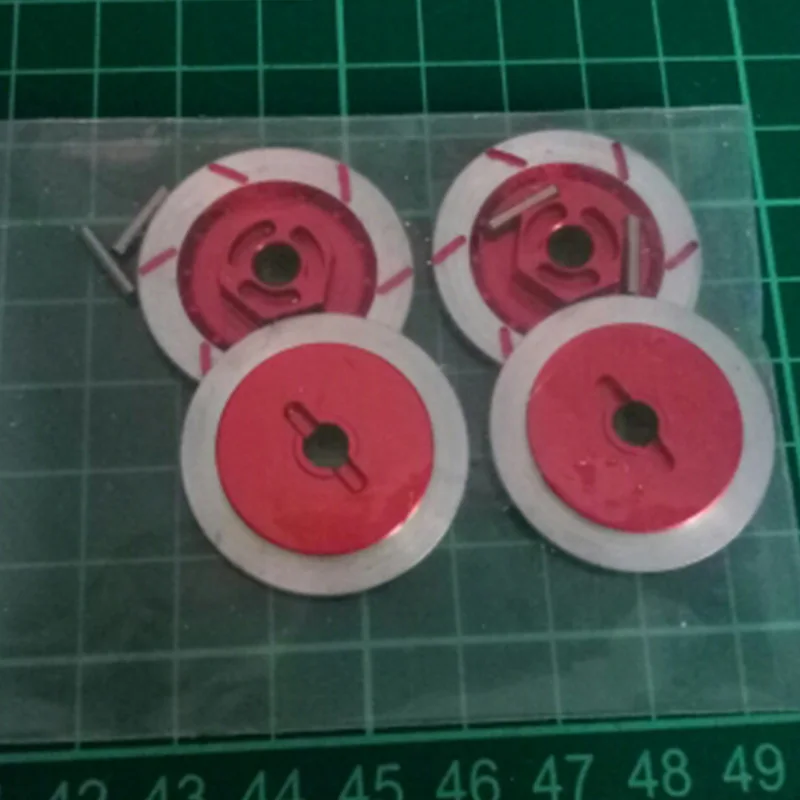 كفاءة 4 قطعة سبائك الألومنيوم قرص فرامل عجلة حافة صندوق معدني عرافة محول 12 مللي متر ل RC 1/10 سيارة HSP يطير الأسماك عربات التي تجرها الدواب شاحنة 94123 941