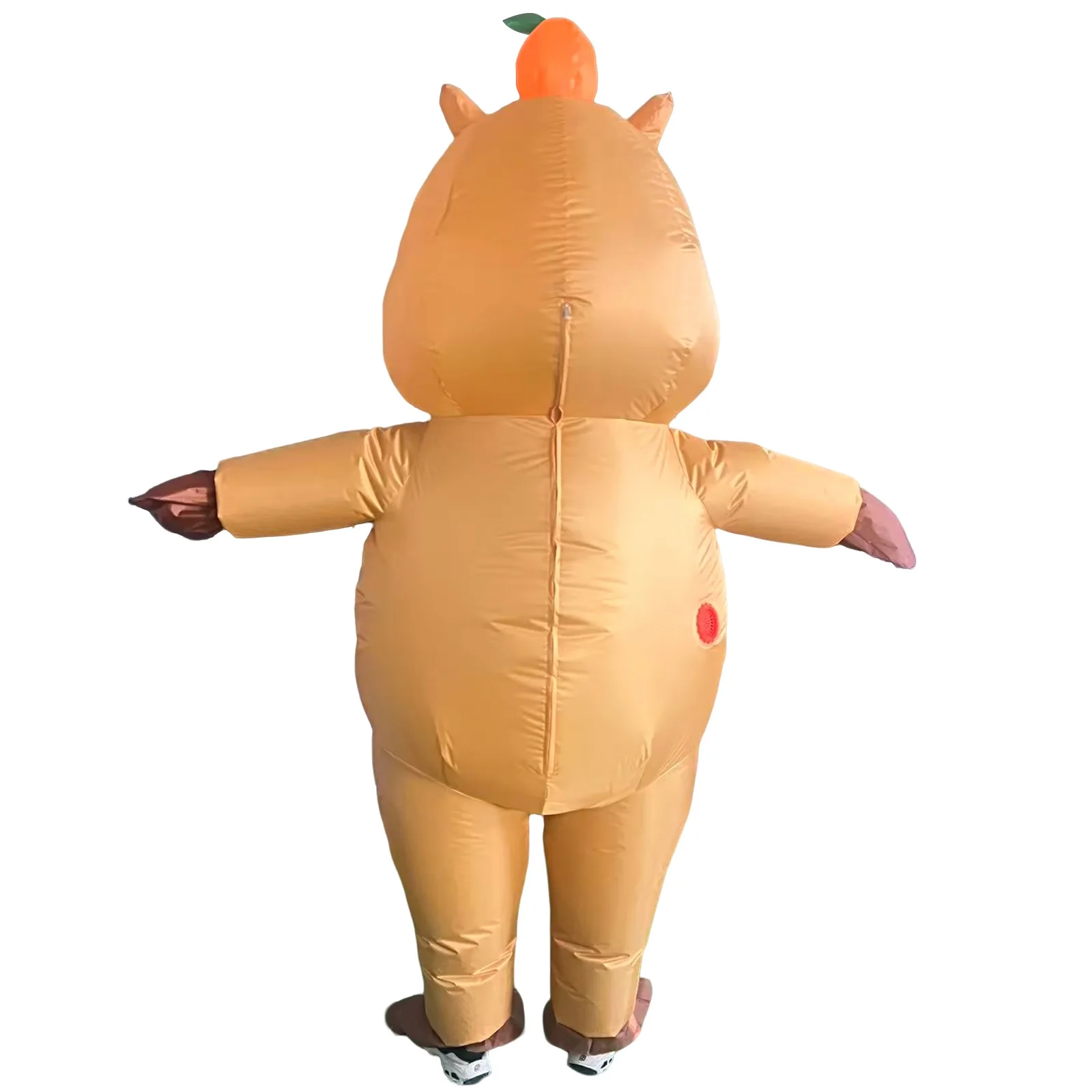 Adult Halloween Kapibala Doll Inflatable Costume Men Women Carnival Festival Animal Cosplay Air Blow up Jumpsuit Party Wear