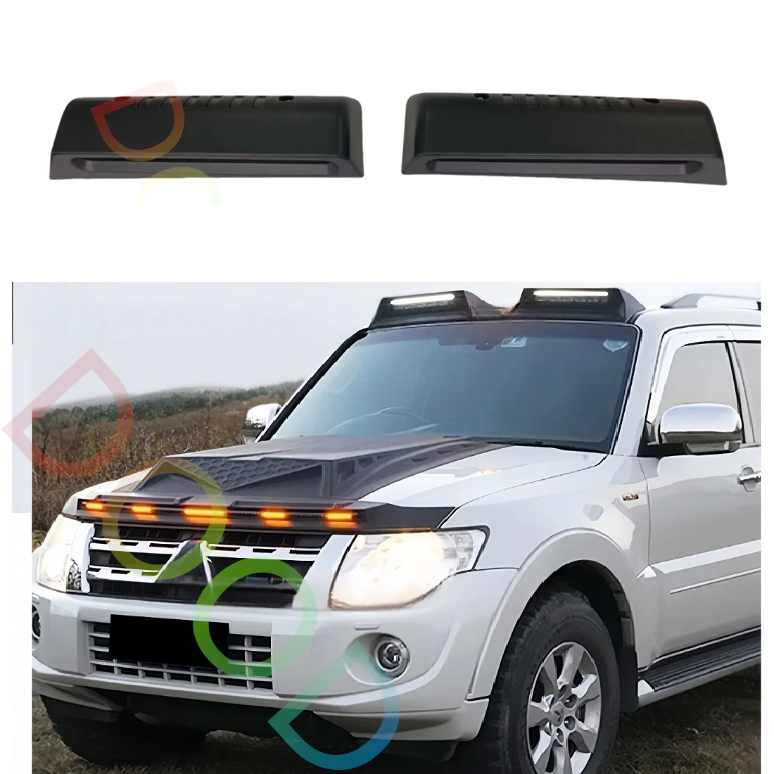 

Auto Roof Plate Lights Bar Fit for Mistubishi Pajero V73 V77 V97 V93 Roof light Accessories