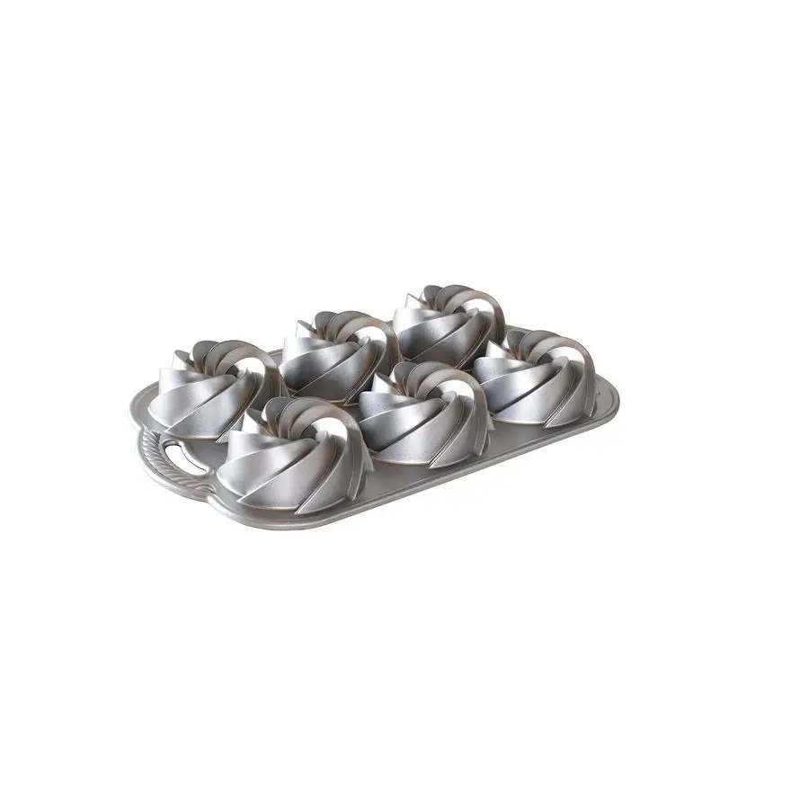 

Heritage Bundtlette Cake Pan, Metallic, Silver