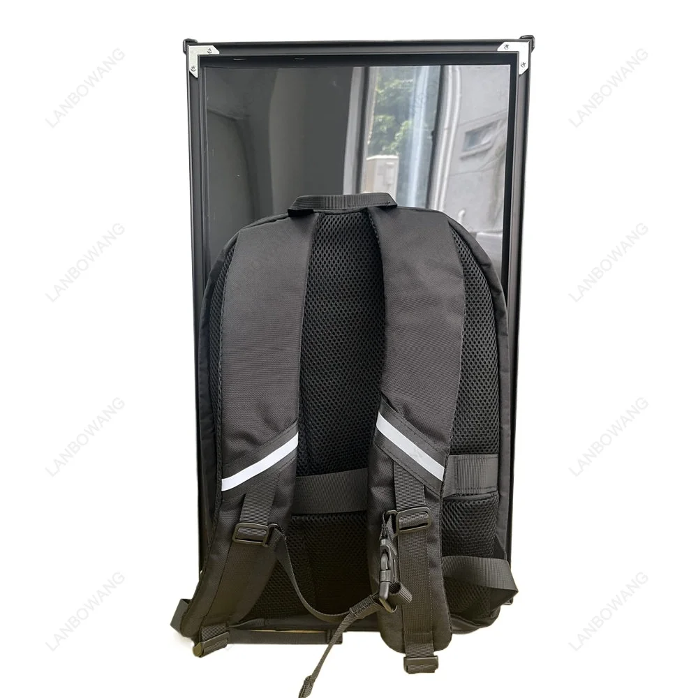 15.6-32inch LCD Digital Walker Billboard Backpack Walking Billboard Human Walking Advertising Billboard