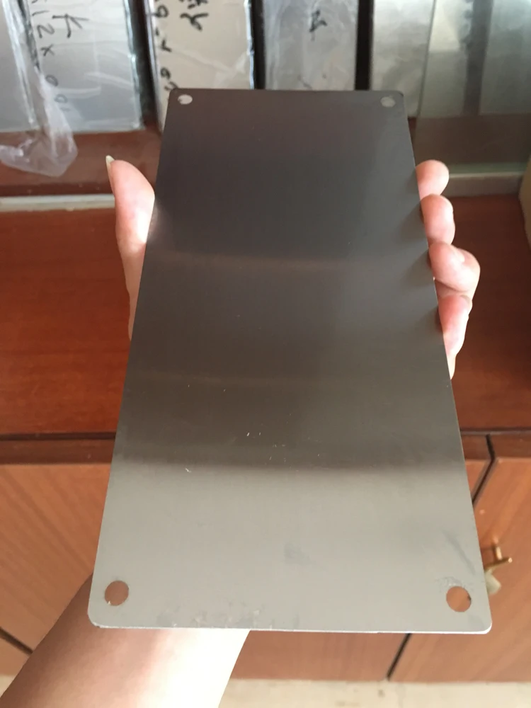 Free Shipping 2pcs/lot Blank steel plate making cliche For Pad printing High Quality Many sizes Available 0.5mm Thickness