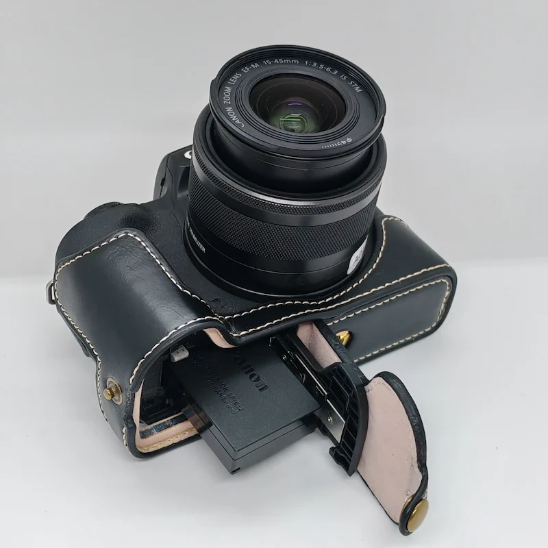 PU Camera Half Case Body Base Shell Skin Protector for Canon EOS M50 M50 Mark II M50II M50 Mark 2 Camera