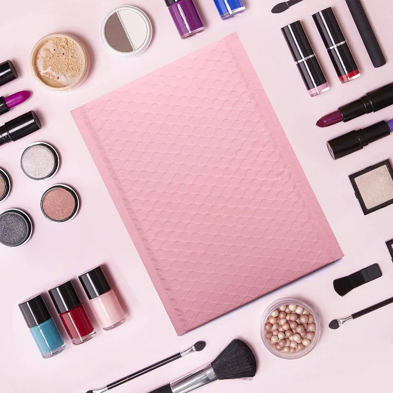 ซองกันกระแทกสีชมพู 20 ชิ้น ซองบับเบิ้ลโพลีเมลเลอร์แบบปิดผนึกเอง