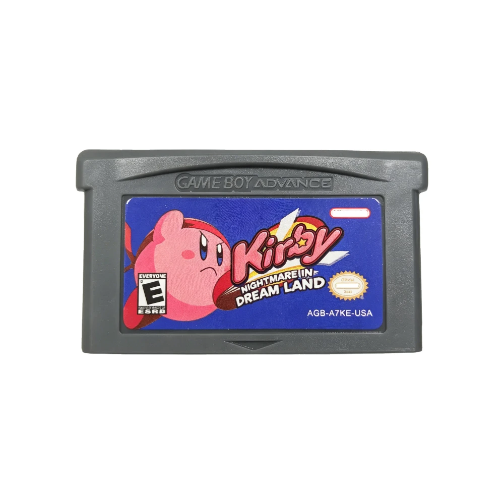 Kirby Set Nightmare in Dream Land Amazing Mirror GBA Cartridge USA EUR Version Classic Retro Video Game Cards for GBA GBA SP NDS