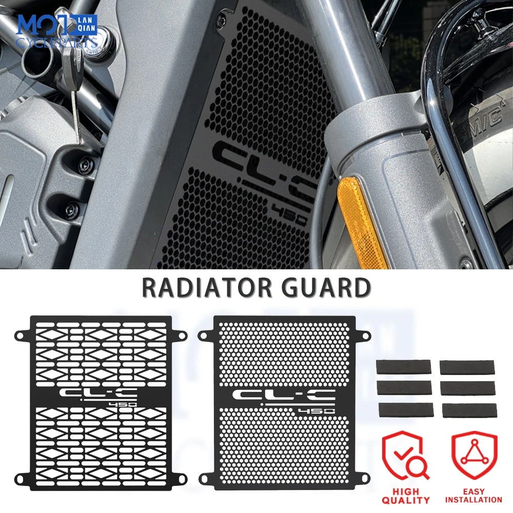 

ДЛЯ CFMOTO CLC450 450CL-C 450 CL-C CLC Bobber 2023 2024 2025 Решетка радиатора мотоцикла Защитная крышка масляного радиатора