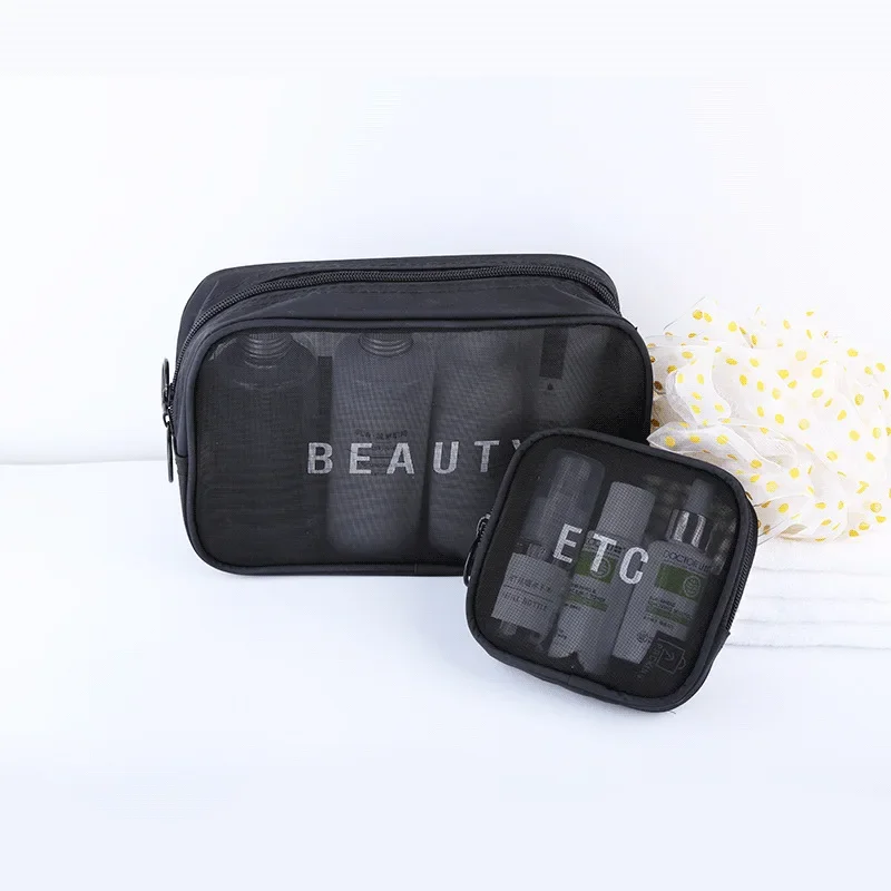 3pcs/set Fashion Brand Cosmetic Bags Neceser Portable Make Up Bag Women Pouch Travel Toiletry Bag