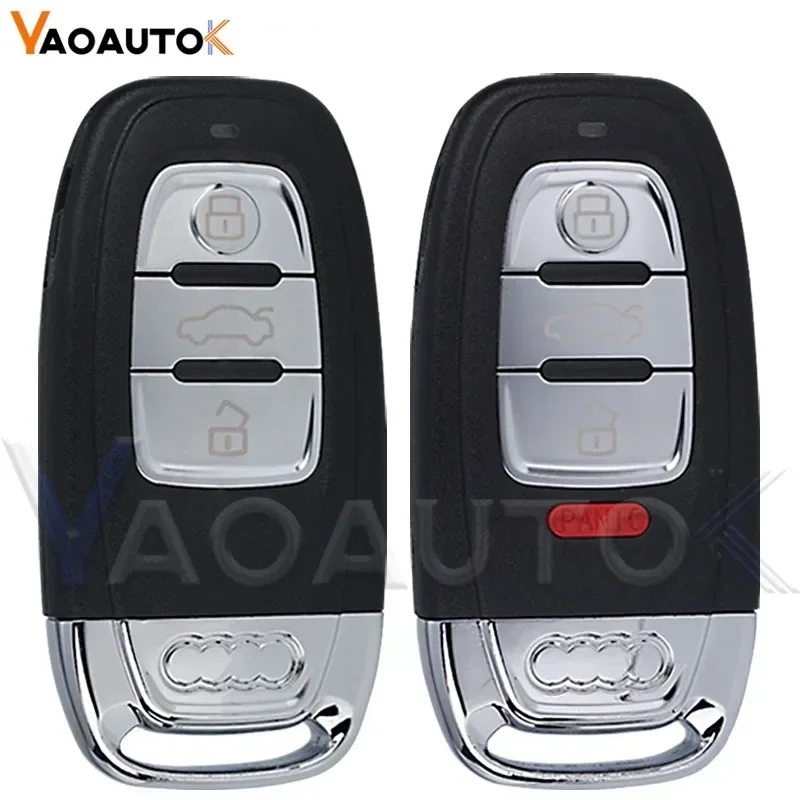 Smart Remote Car Key For Audi Q5 A4L A5 A6 A7 A8 RS4 RS5 S4 S5 315MHz 433MHz 868MHz  3/4Buttons 8T0959754C/D/F Key Shell Keyless