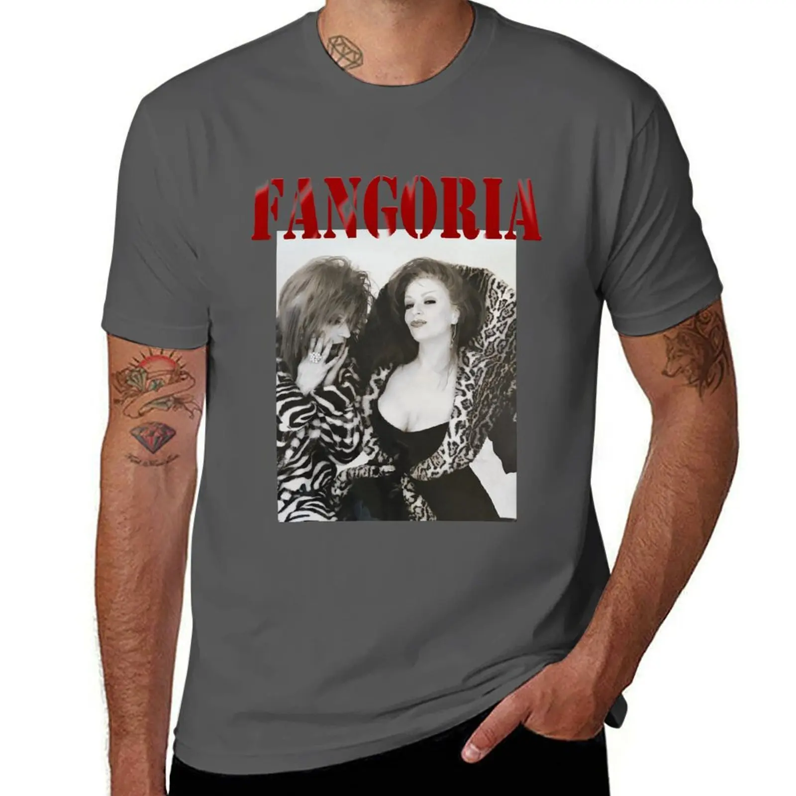 Fangoria T-Shirt T-Shirt Herren 100 % Baumwolle Luxusmarke Herren T-Shirt Baumwolle 100 % Baumwolle T-Shirt Pack T-Shirt