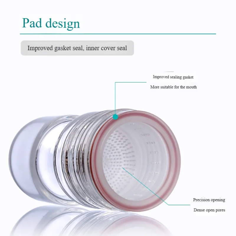 Movimento dell'orologio della bottiglia per la pulizia della bottiglia di micro-evaporazione liquida anti-diffusione con bocca di bottiglia sigillante GL45