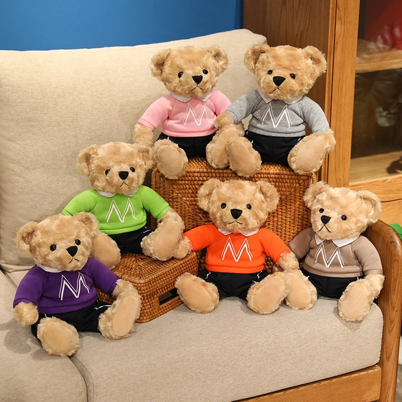 

Милый мультяшный плюшевый мишка, плюшевая игрушка, мультяшное платье, платье, плюшевый мишка, кукла, новый стиль