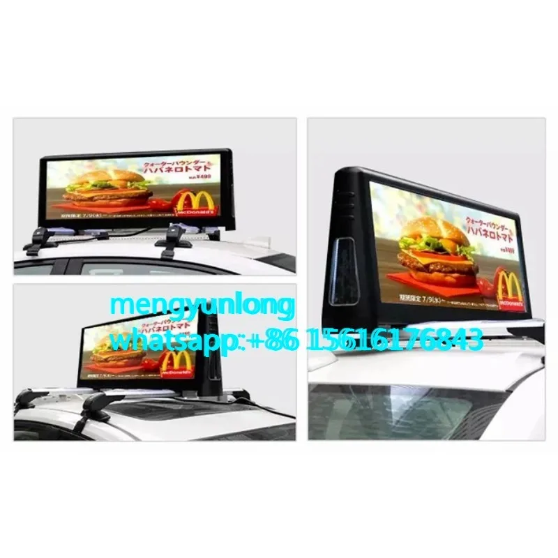 Высокая яркость водонепроницаемый IP65 двухсторонний P4 P5 P2.5 такси верхний светодиодный дисплей GPS/WiFi/USB/4G пульт дистанционного управления автомобильный экран на крыше