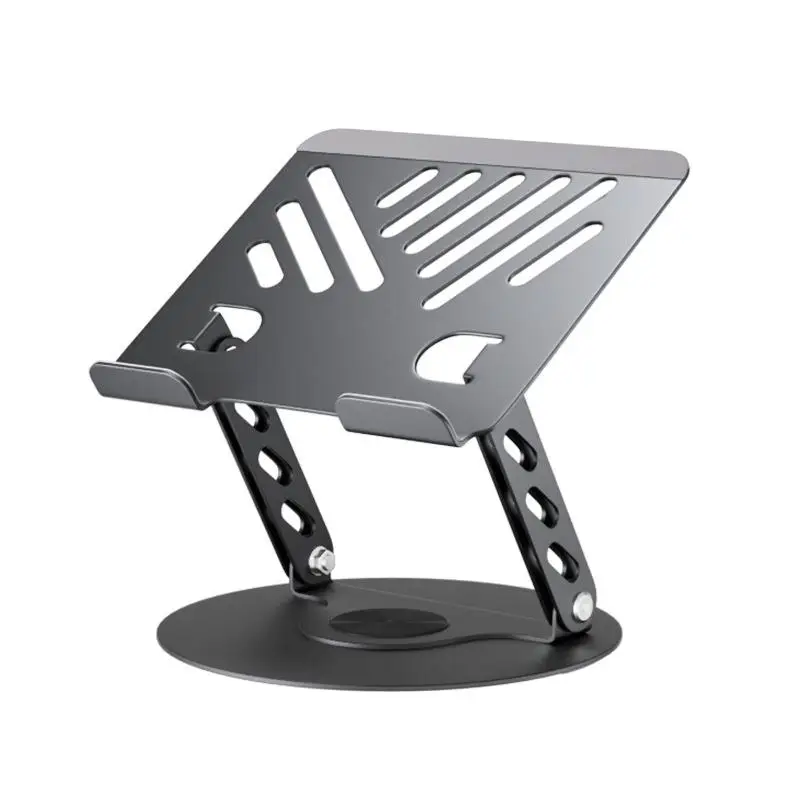 

Laptop Stand 360° Rotatable Notebook Holder Liftable Desk Riser Stand Portable Metal Stand Compatible With 9.7-17.3 Inch Laptops