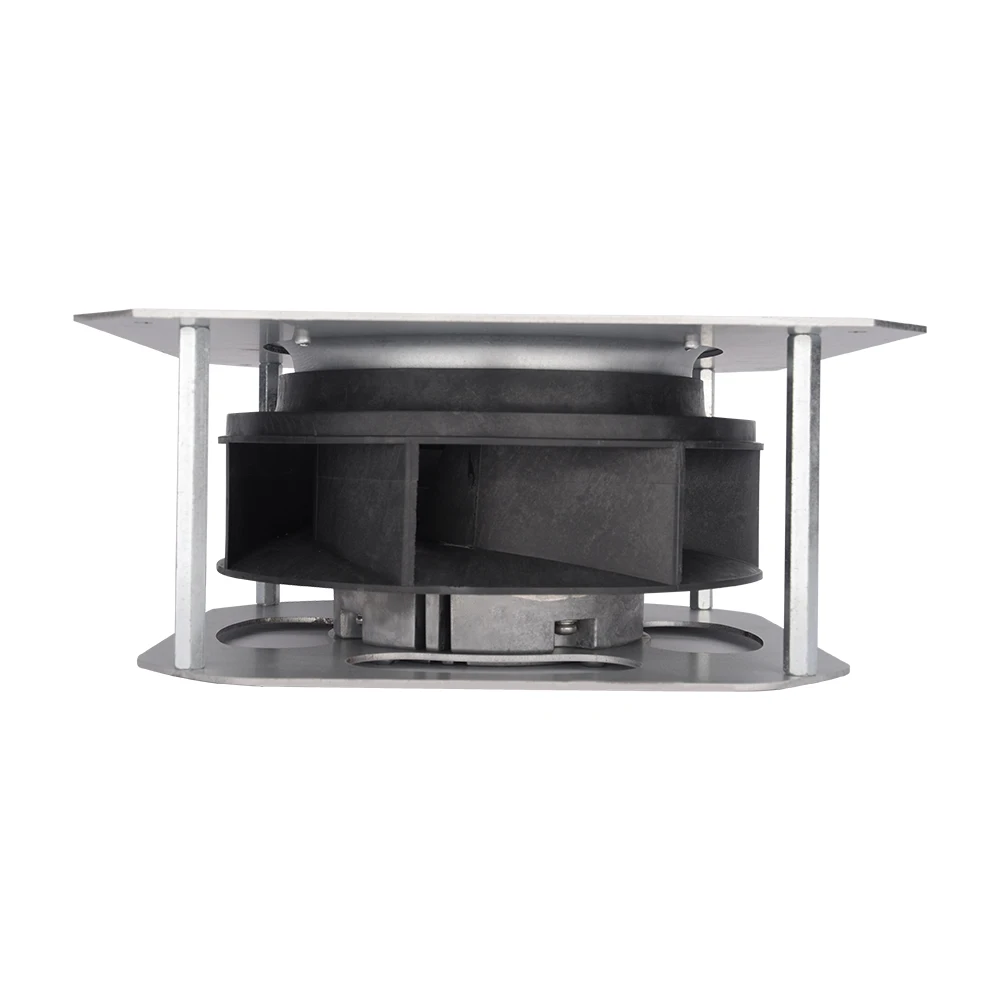 FANSEXPERT 155 مللي متر EC موتور مروحة الطرد المركزي 230 فولت إلى الخلف منحني مروحة الطرد المركزي مع قوس