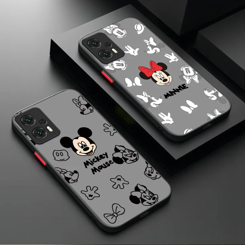 ديزني ميكي ميني ماوس جراب هاتف ل Xiaomi 14T 13T 12T 11T 10T 9T Pro Mi 14 13 12 10 11 Lite 5G NE غطاء ممتص للصدمات
