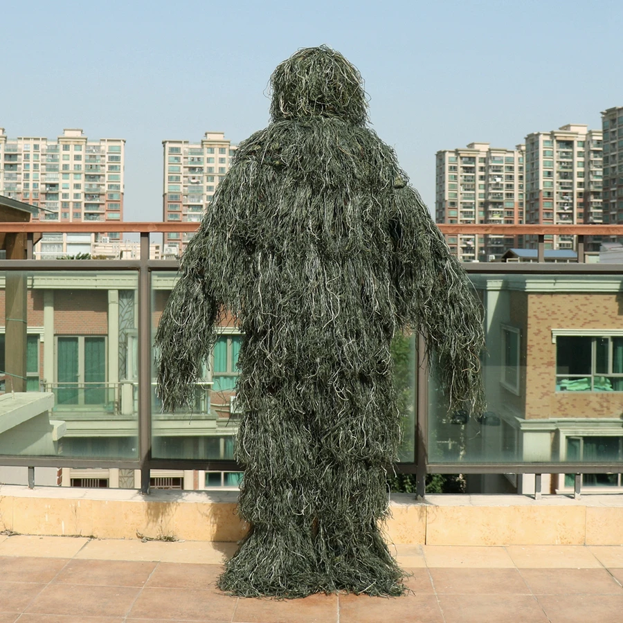 

Камуфляжная охотничья 3D одежда Ghillie, одежда для охоты и стрельбы, снайперские костюмы