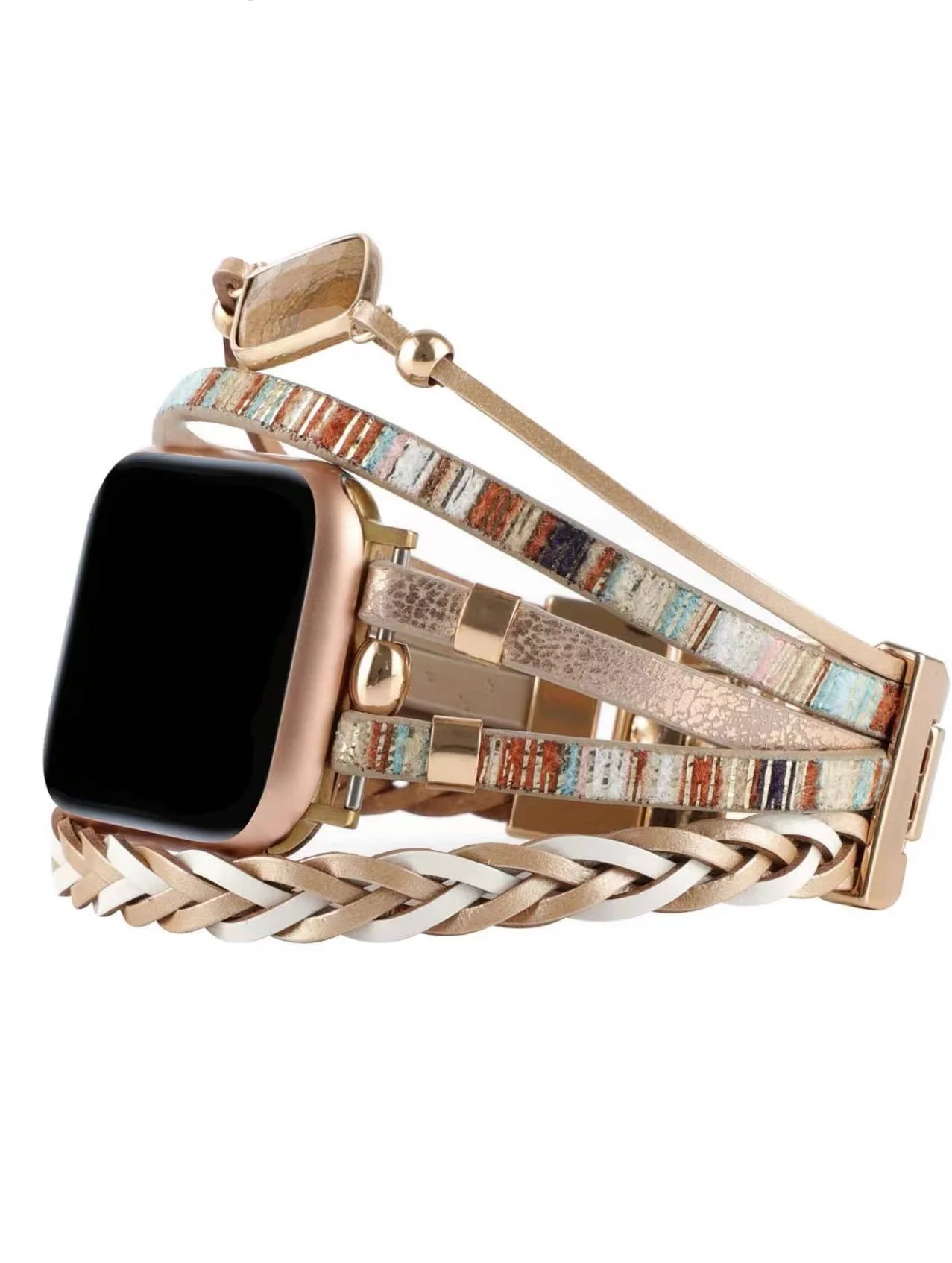 Nice Weave bracelet link For Apple Watch band Series S11 10/8/7/6/3/4/5/9 40mm 41mm 38mm 42mm 44mm 45mm 46mm Strap