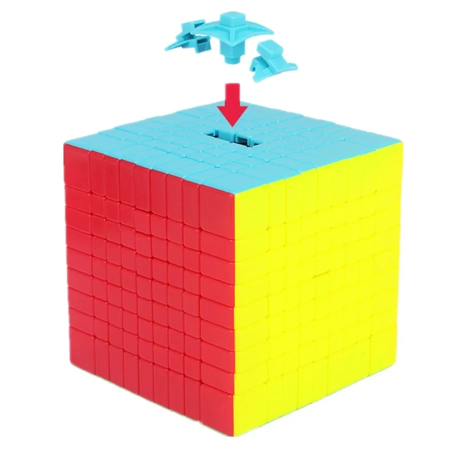 Qiyi 9x9 Speed Magic Cube 9 strati Qiyi Mofangge 9x9x9 Puzzle Antistress professionale giocattoli bambini Cubo Magico