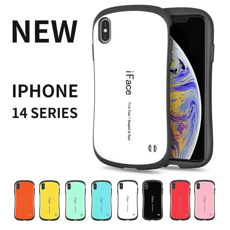 IFace Small Pretty waist Silicone Bumper Phone Case For IPhone 14 13 12 11 Pro Max XR XS Max 7 8 14 Plus Camera Protection Cover