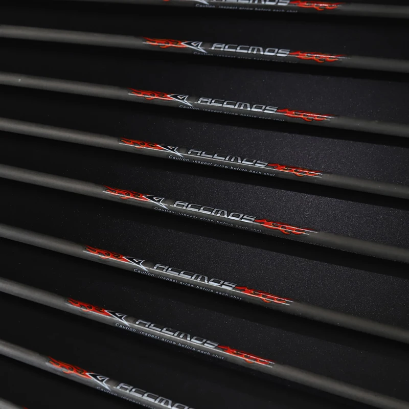 

ACCMOS ID5,2 мм трубка для стрел из чистого углерода Spine300 350 400 500 600 700 800 31 дюйм для стрельбы из лука своими руками, изогнутый/блочный вал стрелы для лука