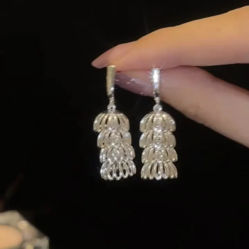 Retro lantern earrings, simple, stylish and versatile earrings