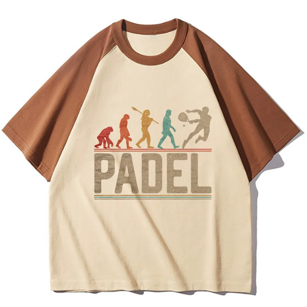 Padel t-shirts women comic designer Y2K t shirt girl streetwear comic harajuku clothing