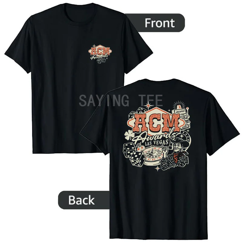 ACM Awards Las Vegas T-Shirt Y2k Reise-Trip nach Las Vegas Grafikkleidung für Glücksspiel-Liebhaber Personalisierte Streetwear-Bekleidung Top – Detail 7