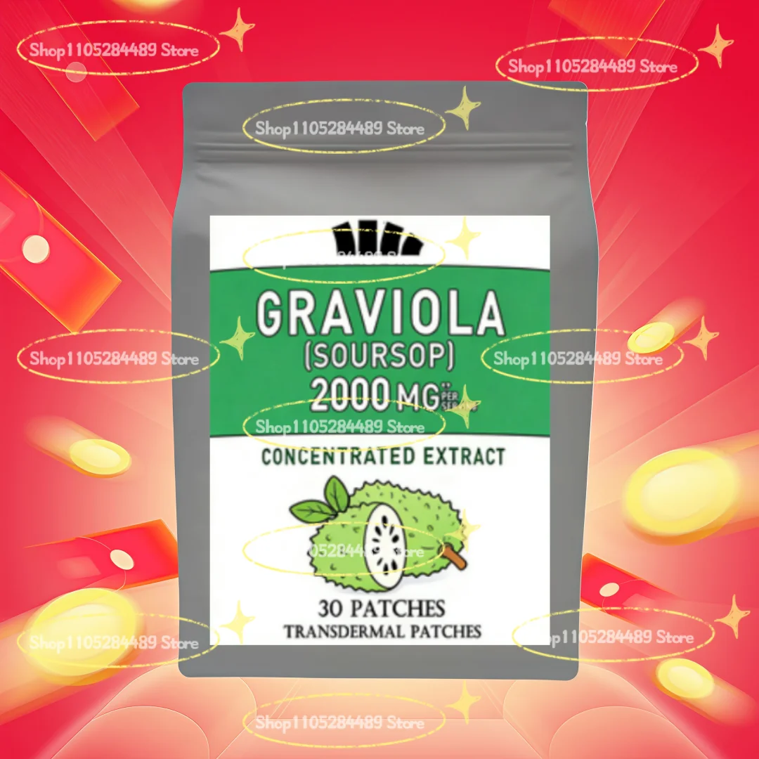 Graviola Soursop Transdermal Patches Immune System Booster - 30 Patches